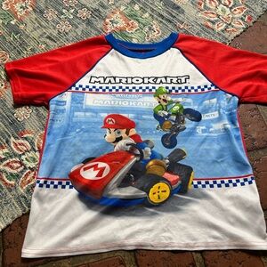 Mario Kart Graphic T-Shirt Pajama top